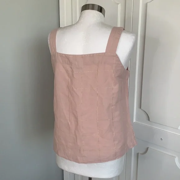 LIZ CLAIBORNE NWT PINK GOLD TOP SIZE S - Picture 5 of 8